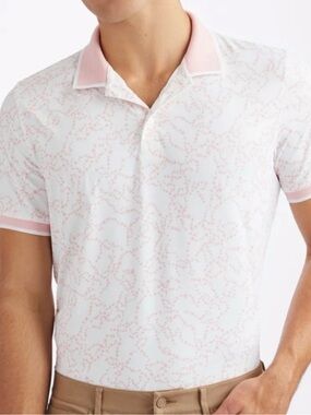 G/Fore Men's Star Dust Tech Jersey Golf Polo